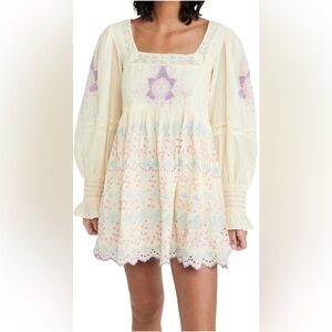 LoveShackFancy Freja Mini Dress Size 2